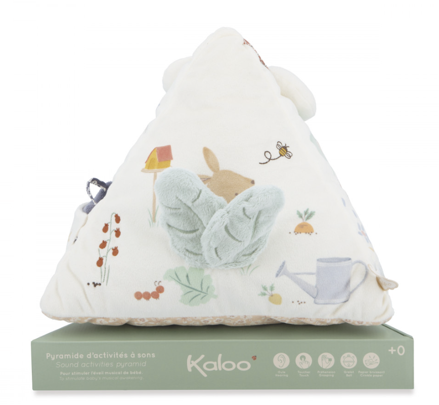 Triangle d'activités sonores en tissu - Kaloo