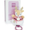 Peluche musicale renne beige - 20 cm - Doudou & Compagnie