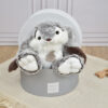 Peluche Lapin Marius Gris chaud - 30 cm - Histoire d'ours
