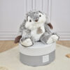 Peluche Lapin Marius Gris chaud - 30 cm - Histoire d'ours