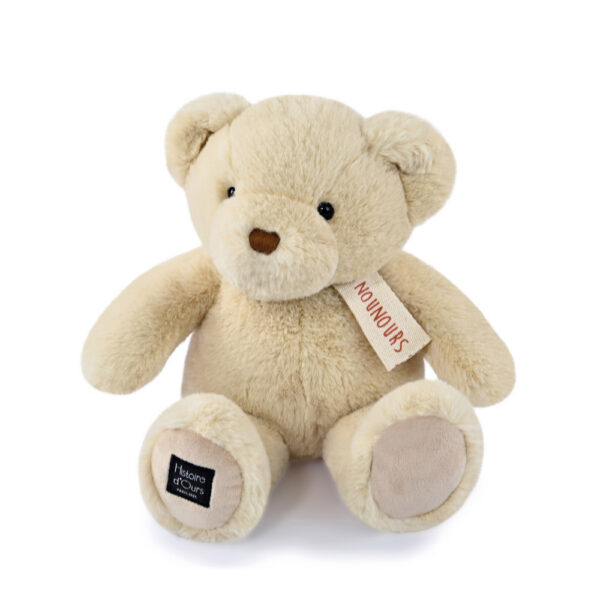 ho3223-646745e1cc956921661973 Ours en peluche beige 28cm - LE NOUNOURS - Histoire d'Ours