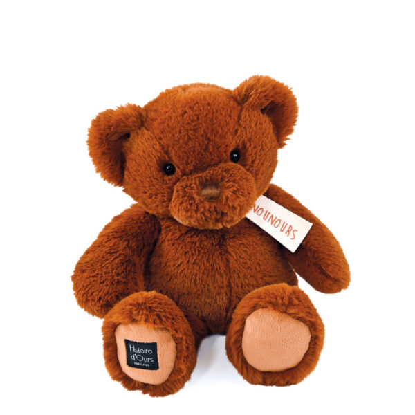 ho3229-64675416e5dd7441217320 Ours en peluche marron Cappuccino 28cm - Le Nounours - Histoire d'Ours