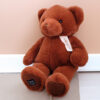 Ours en peluche marron Cappuccino - LE NOUNOURS - 40 cm - Histoire d'Ours