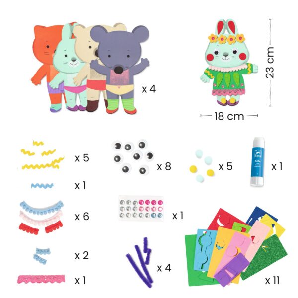 Petits choux Collage pour les petits - Djeco