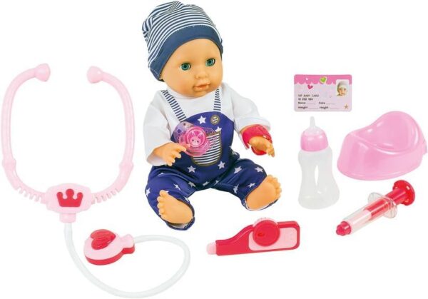 51Icv2ldyuL._AC_ Bébé Ninon Docteur Intéractif 35 Cm - Wdk Partner