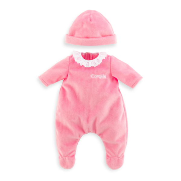 9000110620_005_779_779 Pyjama rose et bonnet pour poupon 30 cm - Corolle