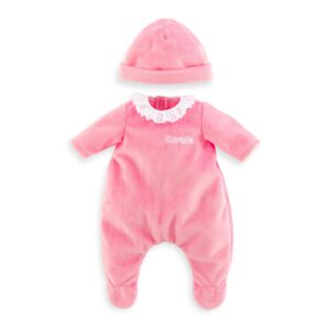 Pyjama rose et bonnet pour poupon 36 cm - Corolle
