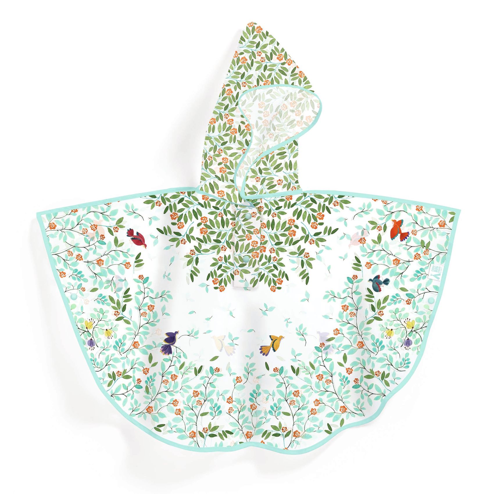 Cape de pluie Feuillage (5-7 ans)- Little Big room by Djeco – Image 2