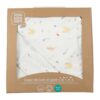 Cape de bébé + gant - Motifs forêt  - Trois kilos sept