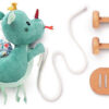 Peluche à tirer Joe le dragon - Lilliputiens