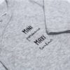 Lot de 2 bodies bébé manches longues Mini personne Maxi bonheur - Trois kilos sept