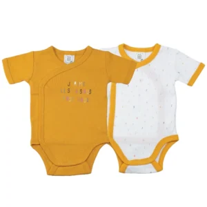 Bodies manches courtes - J'aime les bisous - Trois kilos sept