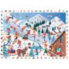 Puzzle 100 pièces " Cherche et trouve " - Sports d'Hiver - Calypto By Sentosphere