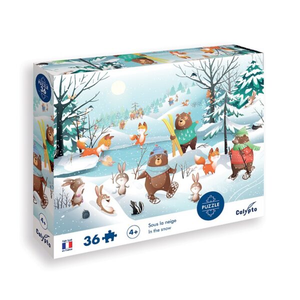 Puzzle 36 pièces - Sous la Neige - Calypto by Sentosphere