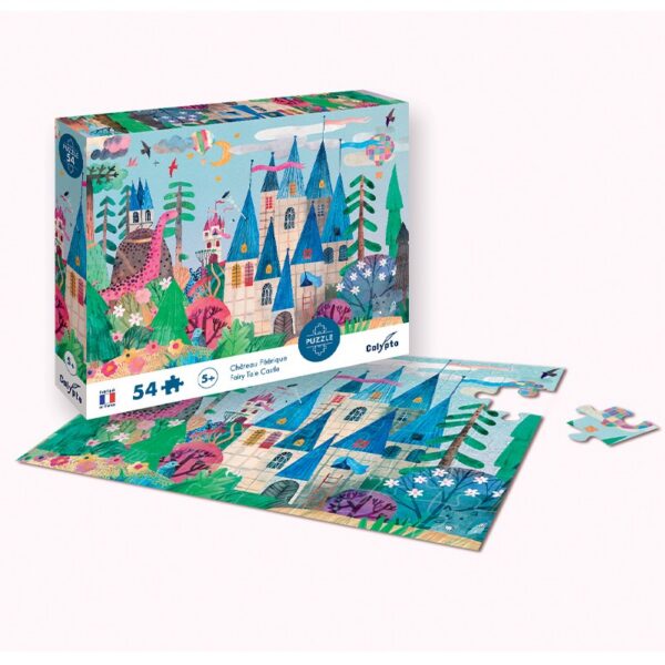 puzzle-54-pieces-chateau-feerique (1) Puzzle 54 pièces-Château Féérique - Calypto By Sentosphere