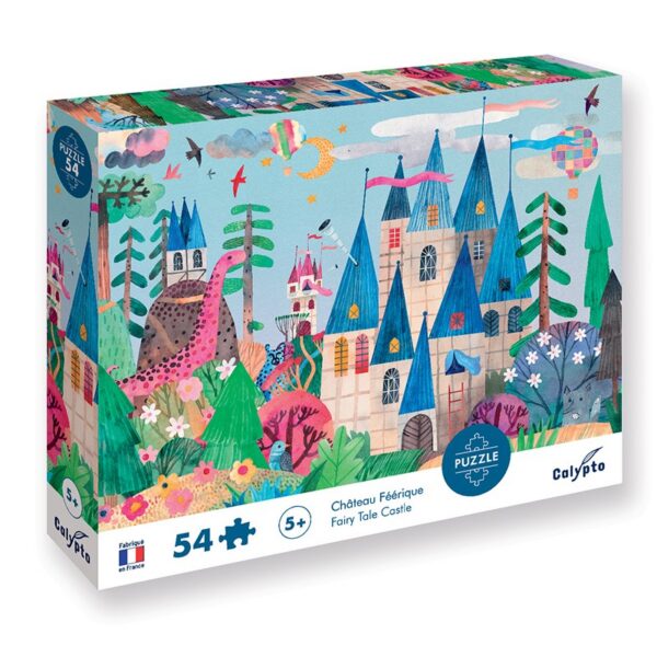 Puzzle 54 pièces-Château Féérique - Calypto By Sentosphere