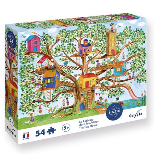 puzzle-54-pieces-la-cabane-dans-les-arbres Puzzle 54 pièces - La Cabane dans les Arbres - Calypto By Sentosphere
