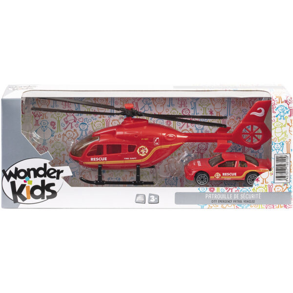 A1900031_1 Helico Secours+auto Metal Assortiment Wonderkids