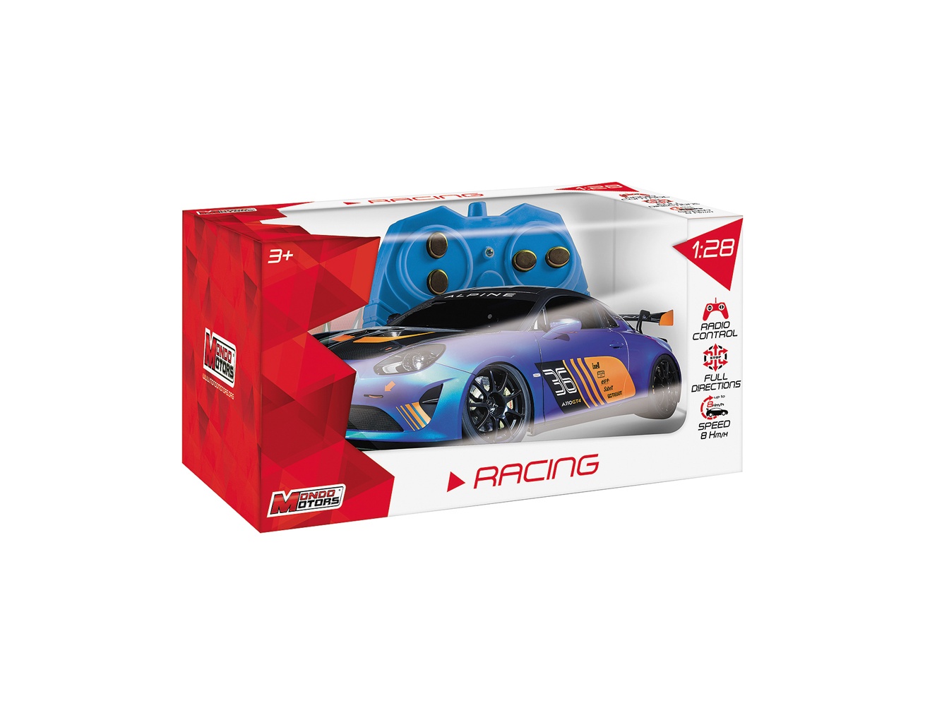 Alpine A110 GT4 radiocommandée Échelle 1:28ème - Modo Motors