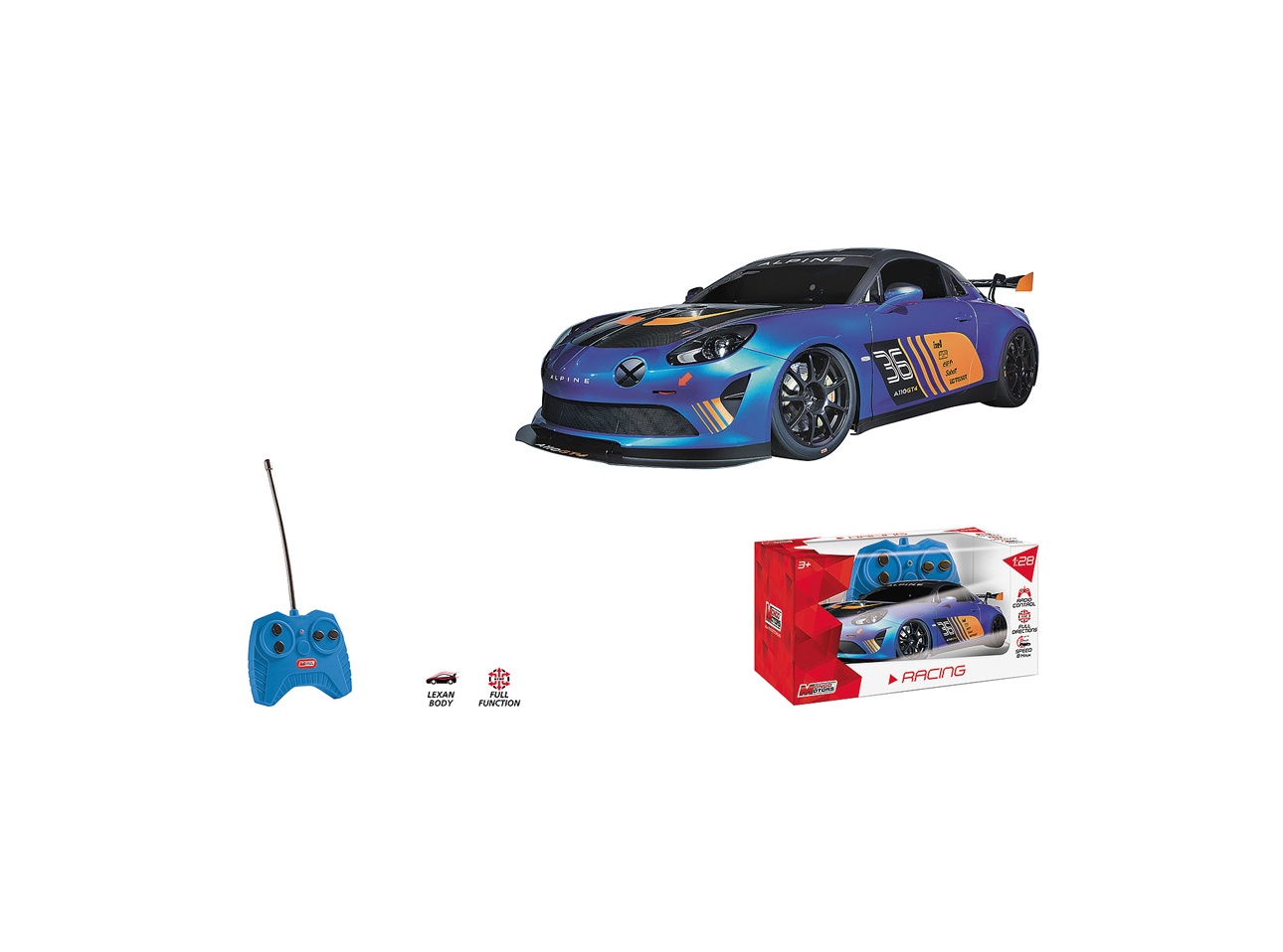 Alpine A110 GT4 radiocommandée Échelle 1:28ème - Modo Motors – Image 2