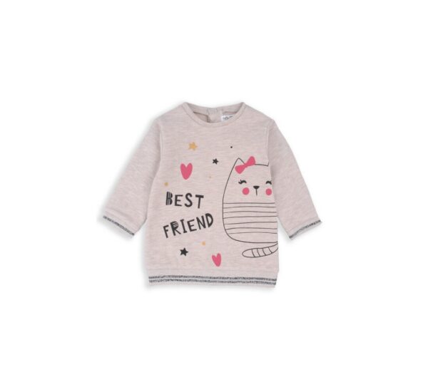 BABY0042A-600x510 Robe sweat beige Best Friend Babybol