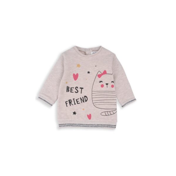 BABY0042A-600x510 Robe sweat beige Best Friend Babybol