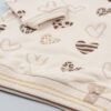 Robe sweat beige coeurs - Babybol