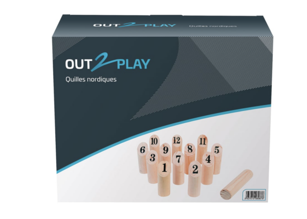 Jeu Quilles Nordique Bois - OUT2PLAY - Wdk Groupe Partner