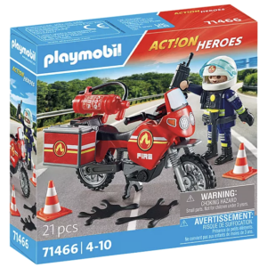 Pompier et moto - Playmobil city Action 71466