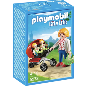 Maman avec jumeaux et landau - Playmobil City Life 5573