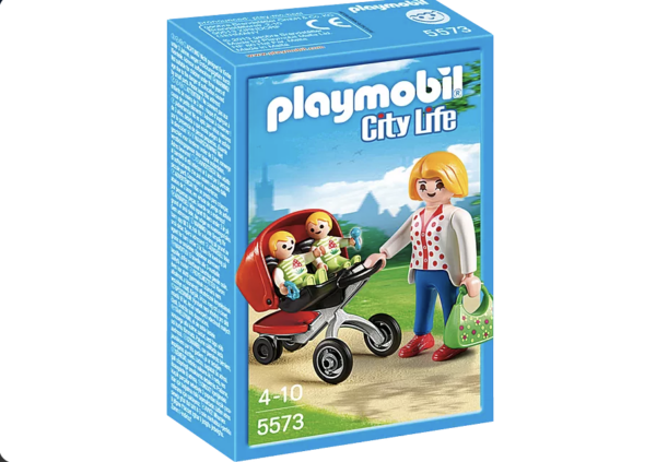 Maman avec jumeaux et landau - Playmobil City Life 5573