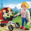 Maman avec jumeaux et landau - Playmobil City Life 5573