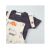 Salopette en coton Rhinocéros + T-shirt 150846 Babybol