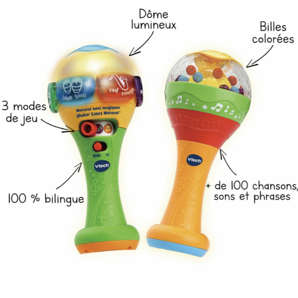 Maracas Lumi magiques - jouet musical - Vtech