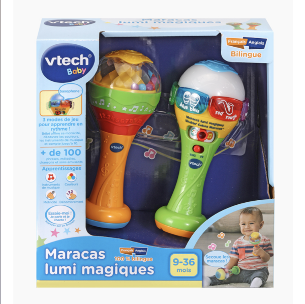 Maracas Lumi magiques - jouet musical - Vtech