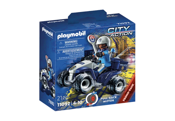 Policier et quad - Playmobil 71092