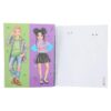Livre de coloriage avec 40 pages pour concevoir des tenues de mode - Depesche 12447 Create Your TOPModel