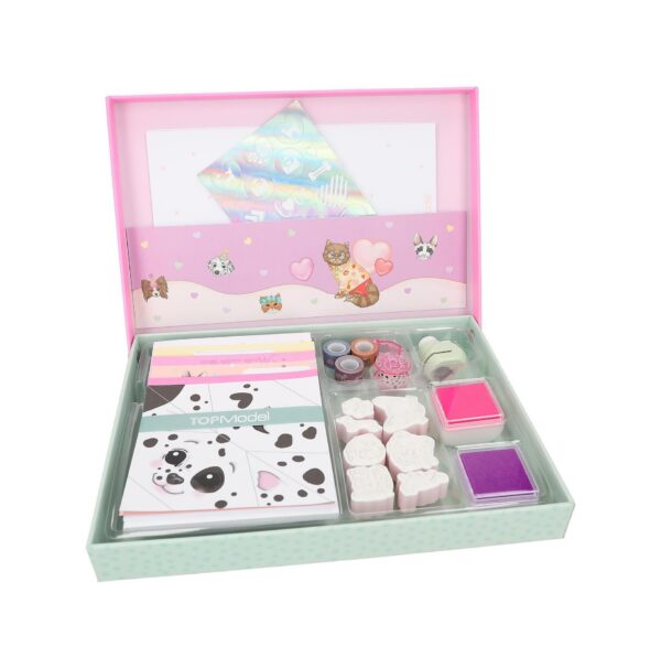 71mMA6dySOL._AC_SL1500_ Ensemble de Lettres Kitty et Doggy-Love Multicolore - Depesche TOPModel 12881