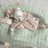 DC2922-2 Doudou plat Ours Collector taupe - 24 cm - Doudou & Compagnie