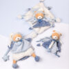 Doudou attache sucette ours Petit chou - Bleu - 17 cm - Doudou & Compagnie