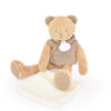Doudou Ours marron avec mouchoir - Sweety - 25 cm - Doudou & Compagnie