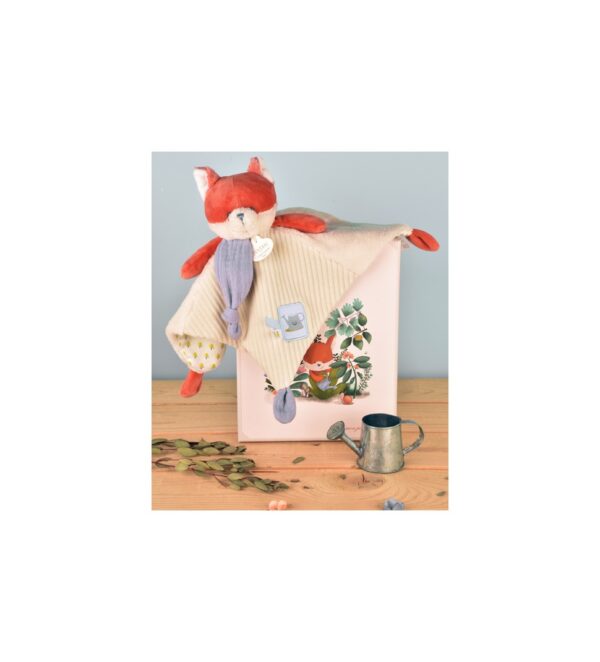 DOUDOU plat Renard Romarin - 27 cm - doudou & Compagnie DC4327