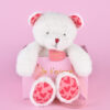 dc4373-34-682c3b46ca513095633627 OURS JE T'AIME en sac cadeau - 25 cm - Doudou & Compagnie