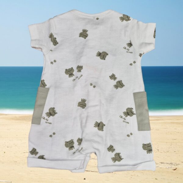 dos combishort grenouille bbol Combishort manches courtes imprimé grenouille - Babybol