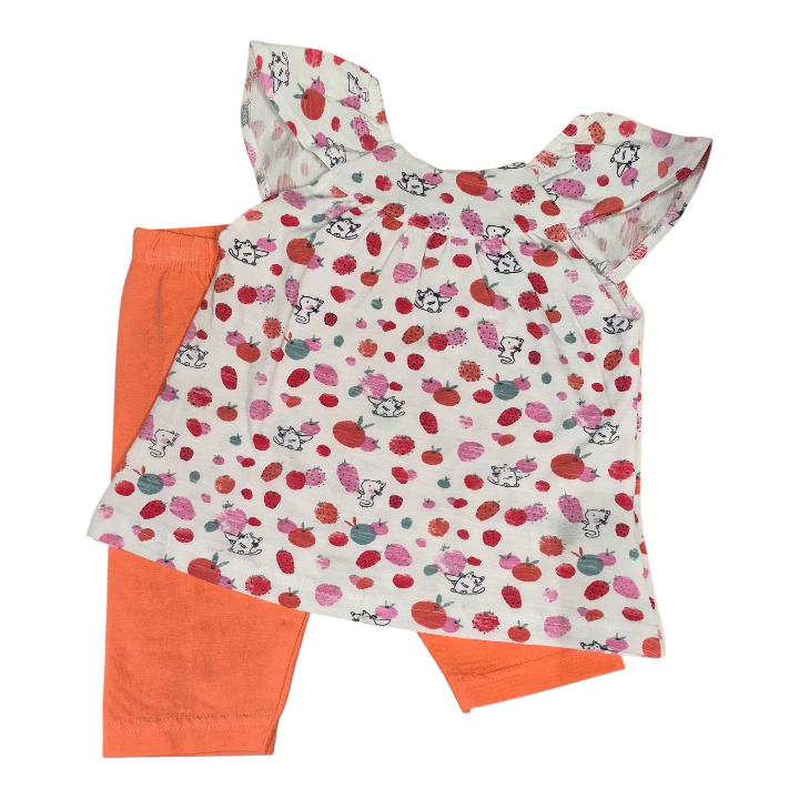 Ensemble legging+ T-shirt oranger Babybol