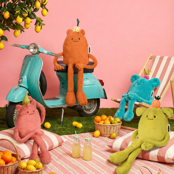 MIAM ! Peluche Laurent Jade - Vert Orange - 40 cm - Histoire d'Ours – Image 2