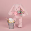 Peluche Lapin Rose - 25 cm - Copains Câlins - Histoire d'Ours