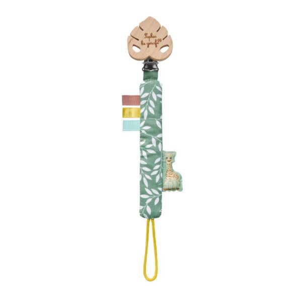 attache-sucette-jungle-sophie-la-girafe Attache sucette Jungle Sophie la girafe - Vulli
