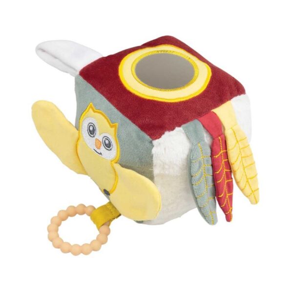 Cube d'activité bébé - Chouette - Trois kilos Sept