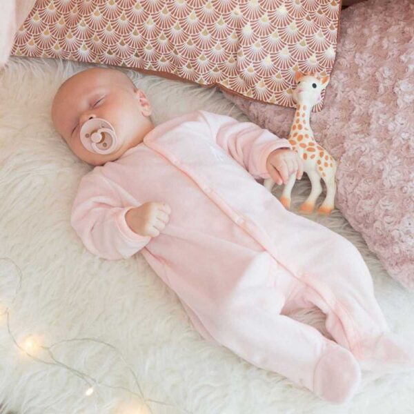 Dors bien Y Rose - Velours drop needle - Sophie la Girafe - Trois kilos sept